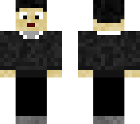 black shirt man