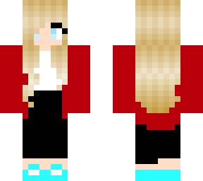 blond red girl