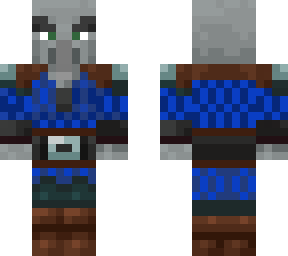 blue outfit pillager