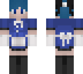 bluevacktor maid outfit