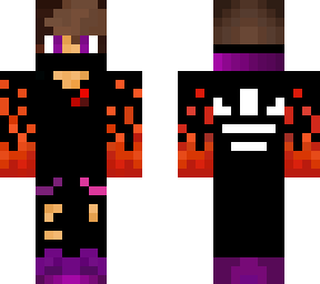 boy with fire hands