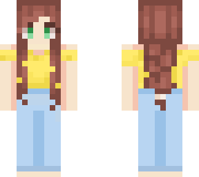 cute girl yellow girl