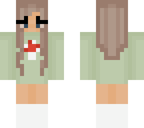 cute mushroom girl with green shirt (for katemeraki)