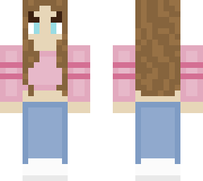 cute simple pink girl