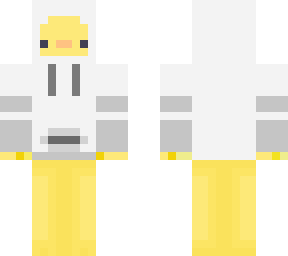 duck white hoodie