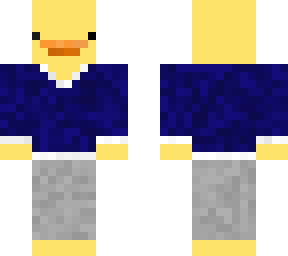 duck with clothes