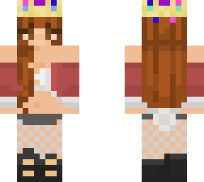 female technoblade with darker skin
