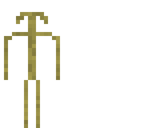 hombre pico de madera