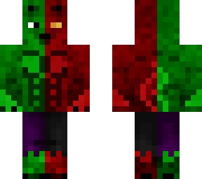 lobo de hulk verde rojo