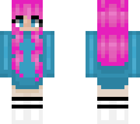 magenta hair
