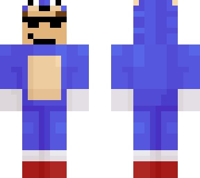 me in sonic suit