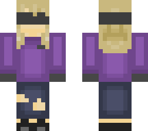 my main skin, girl purple mask