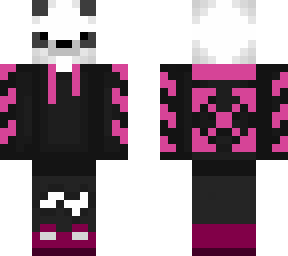 panda (pink wear)