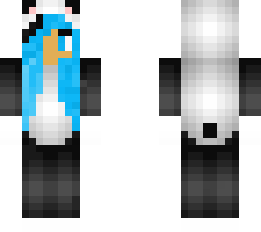 panda blue girl