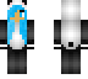 panda blue girl