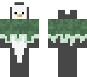 penguin with egg hat