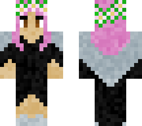 pink aster (pixelated)