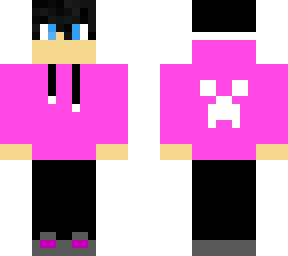 pink creeper hoodie