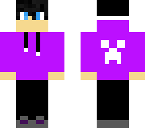 purple creeper hoodie