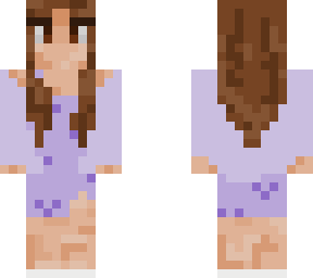 purple dress girl