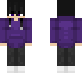 purple hoodie boy