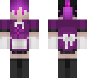 purplevacktor maid outfit