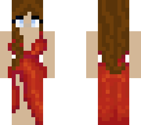 red gown (not my dress)