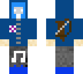 robot blue arrow