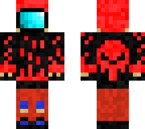 skull rider red amongus edition