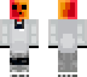 slime fire gray outfit