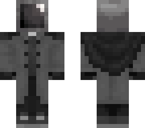 tv head in a trench coat