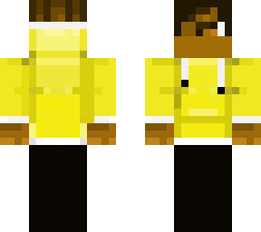 yellow hoodie black kid