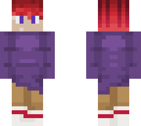 *update*boy with red hair and purple sweater