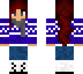 alanna - winter sweater with a scarf