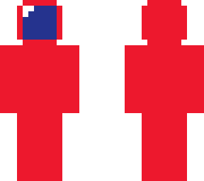among us crewmate (red)