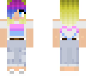 bi girl with short blond hair