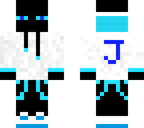blue  hooded enderman