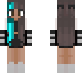 blue and black adidas girl