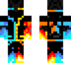 blue and normal ender flame