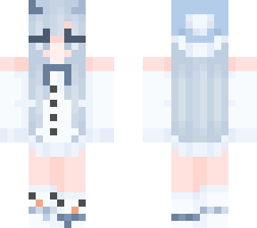 blue christmas skin