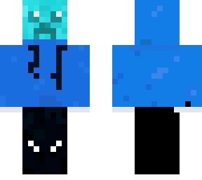blue creeperman hoodie