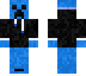 blue creeperman hoodie