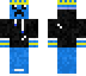 blue creeperman hoodie