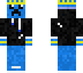 blue creeperman hoodie