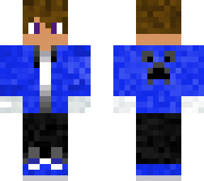 blue hoodie