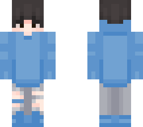 blue hoody