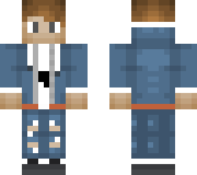 blue jacket