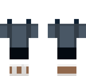 blue shoulder outfit