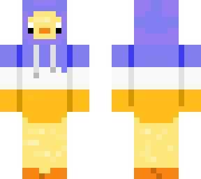 coloured hoodie duck