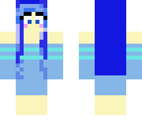 cute teen blue teen girl